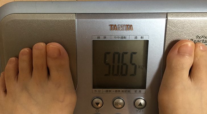 38歳子持ち主婦の体重は51kg